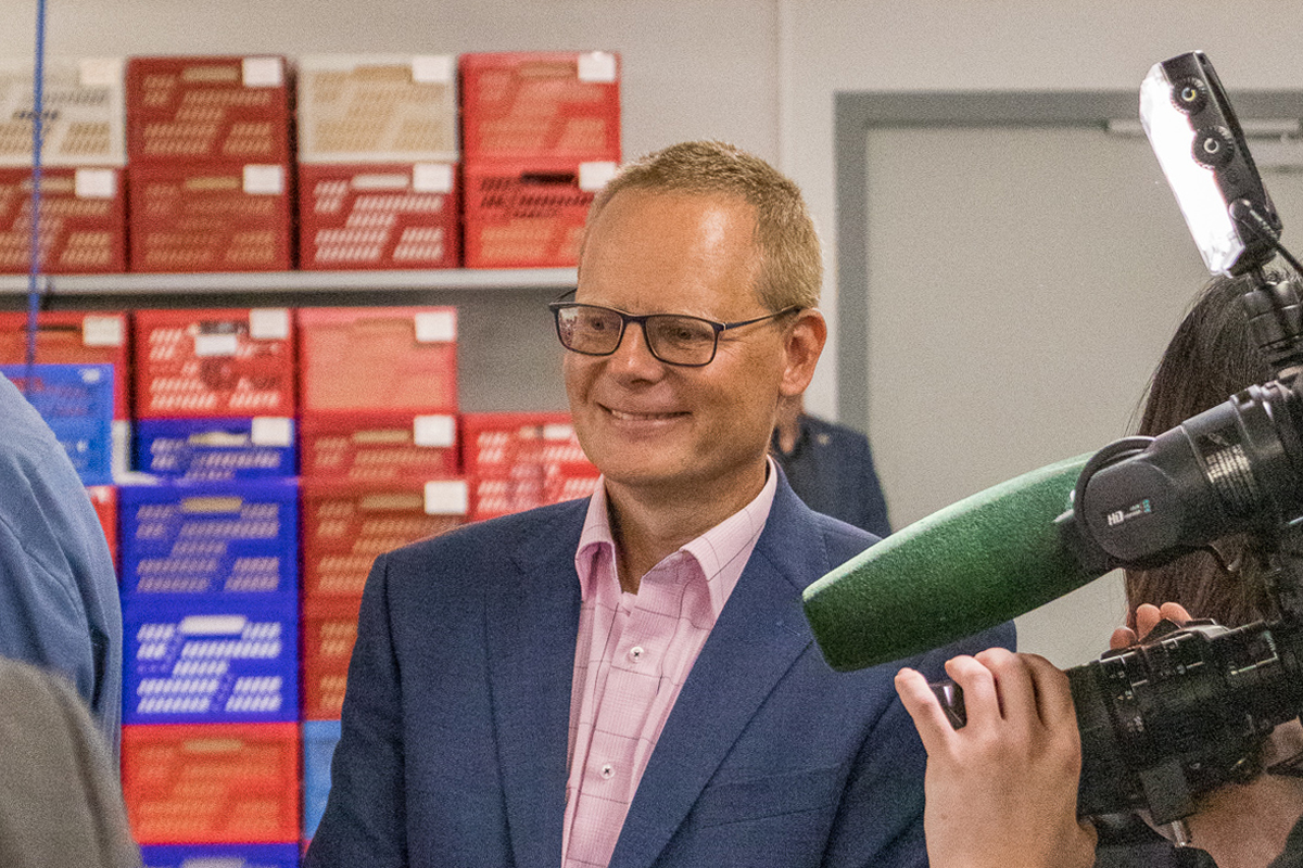 Da staunt auch unser Eppendorfer Bürgermeister Axel Röthling.