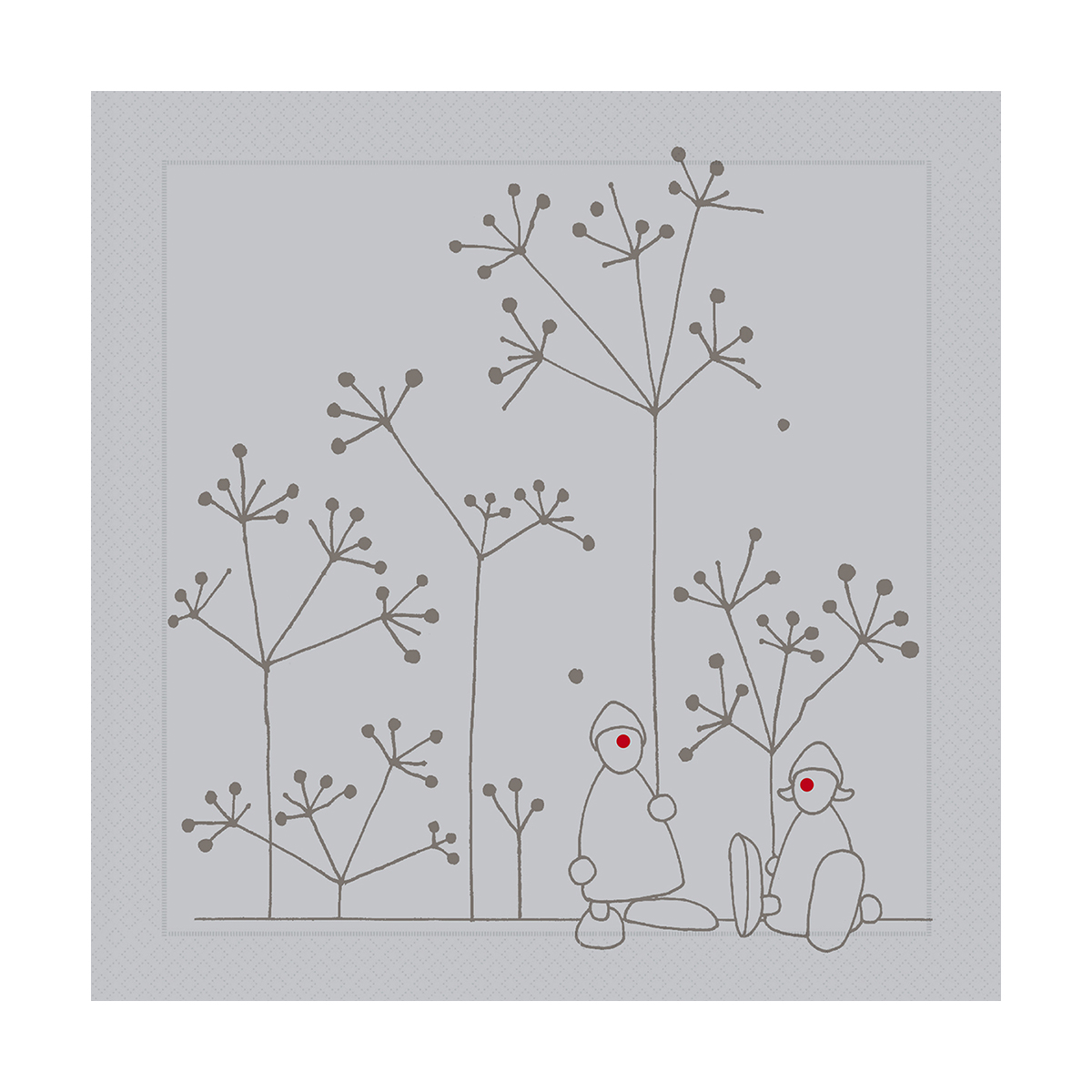 Serv_Grat Napkin "cheerful souls"