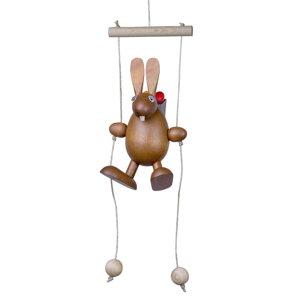 Osterhase kletternd
