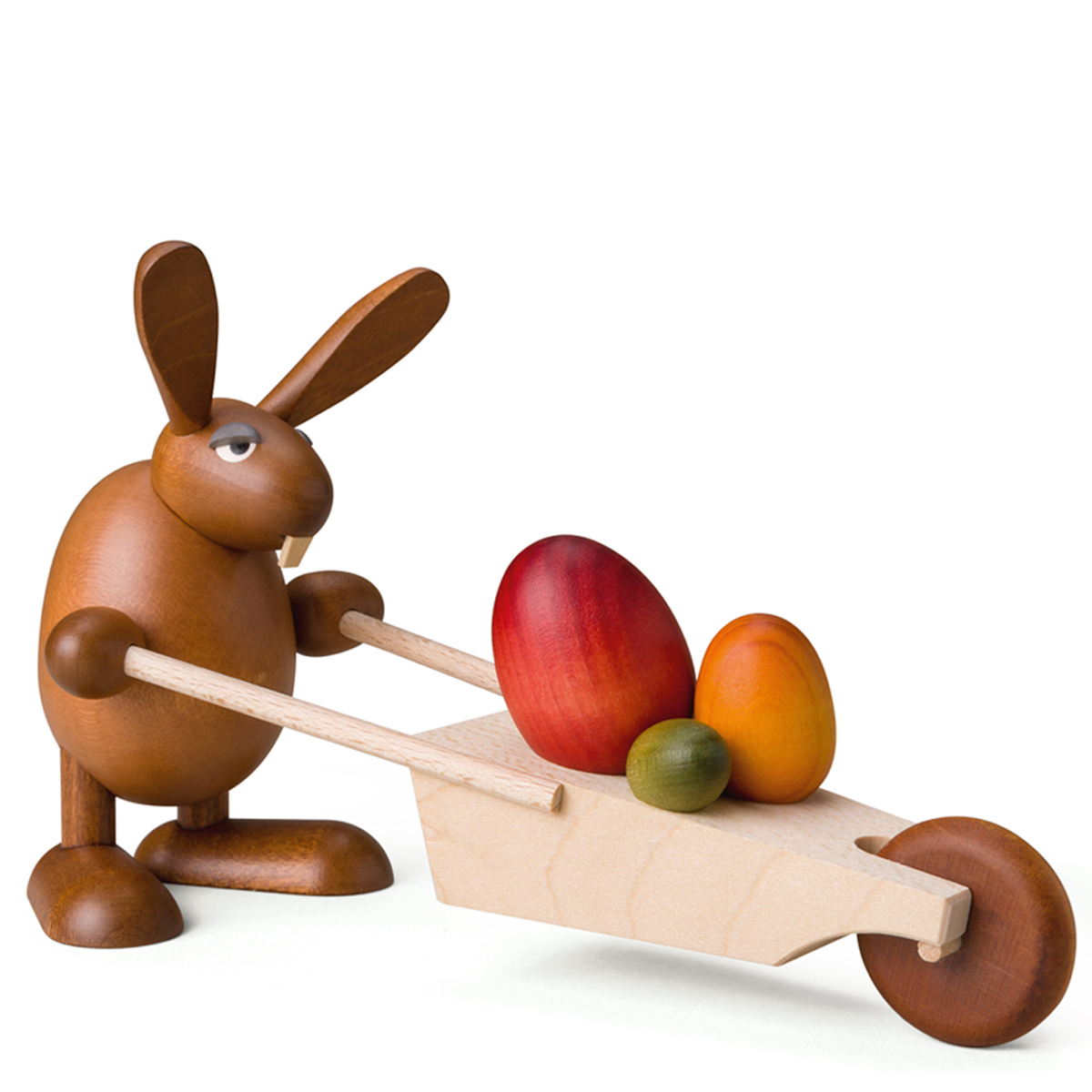 26545_hase_schubkarre_shop Osterhase mit Schubkarre und Ostereiern