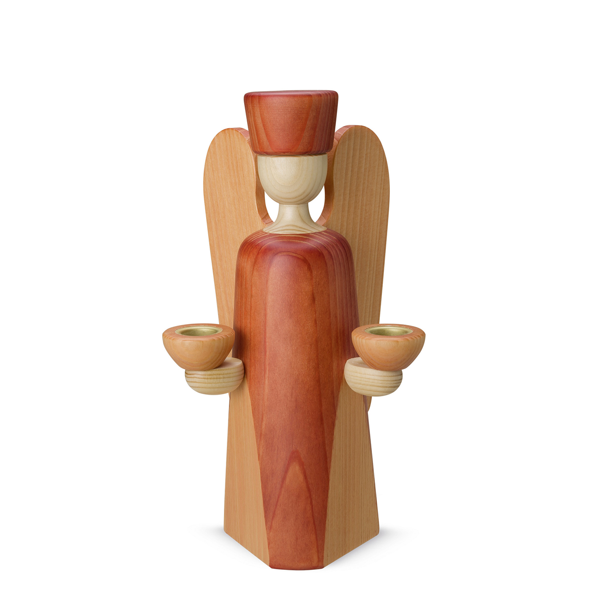 1201F_rot_lb Angel candle holder, medium, red