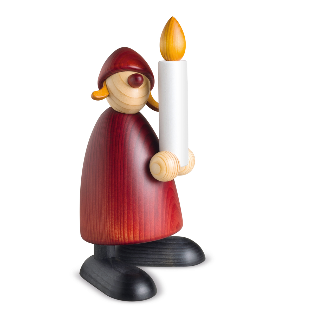 Mrs Claus holding a candle, large