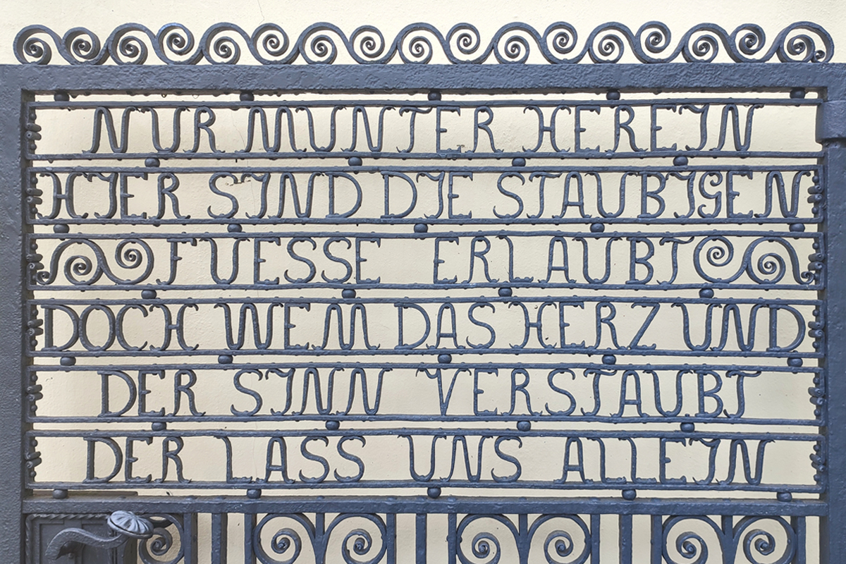 Einladung zum Betreten