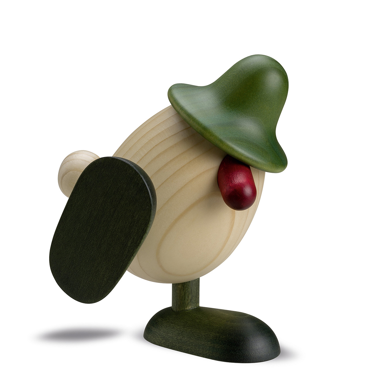 Egghead Alfons sitting/dancing, green
