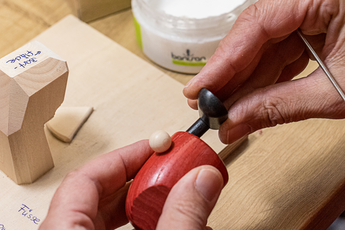 Auch die Fußstellung muss passen.