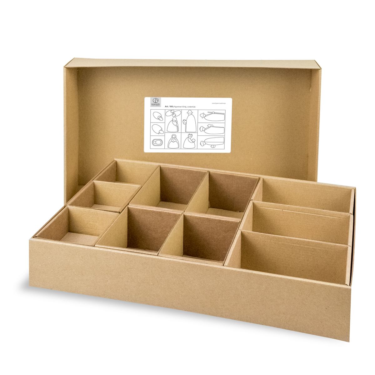 Spare box for storing the small nativity figures