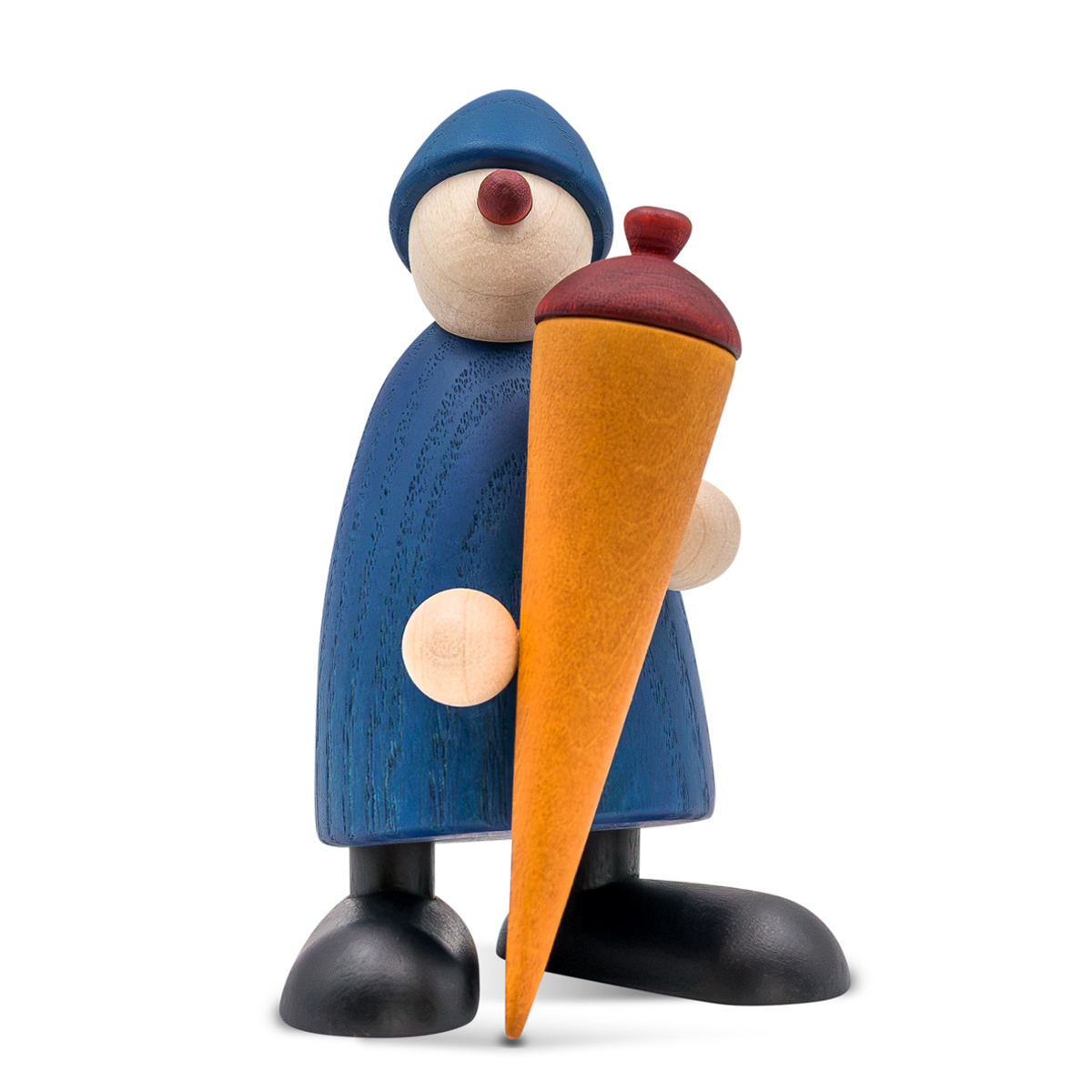 Well-Wisher Caspar with sweet cornet, blue