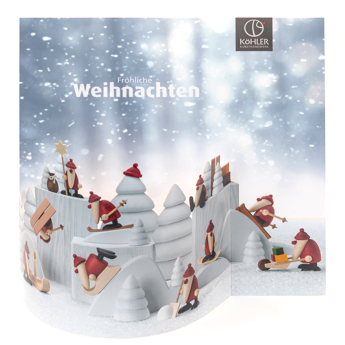 3D-Festtagsaufsteller