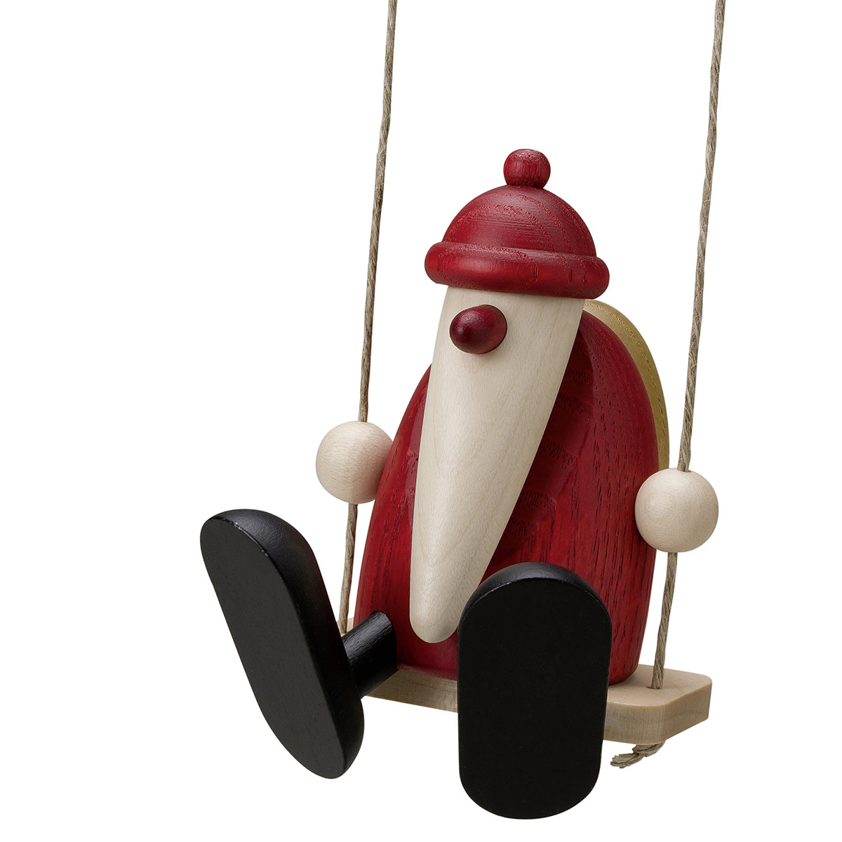 660_lb Weihnachtsmann auf Schaukel, klein