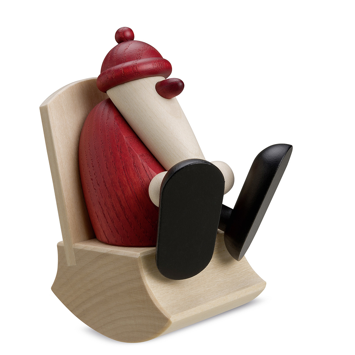 6060_lb Weihnachtsmann im Schaukelstuhl, klein
