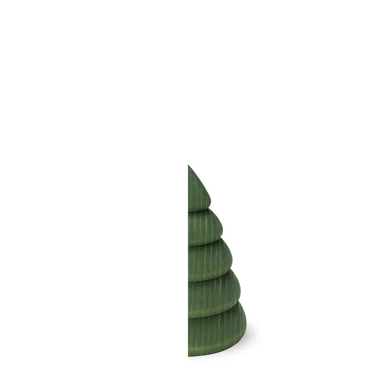 halber Baum für Wandrahmen, klein - 9,5 cm, grün