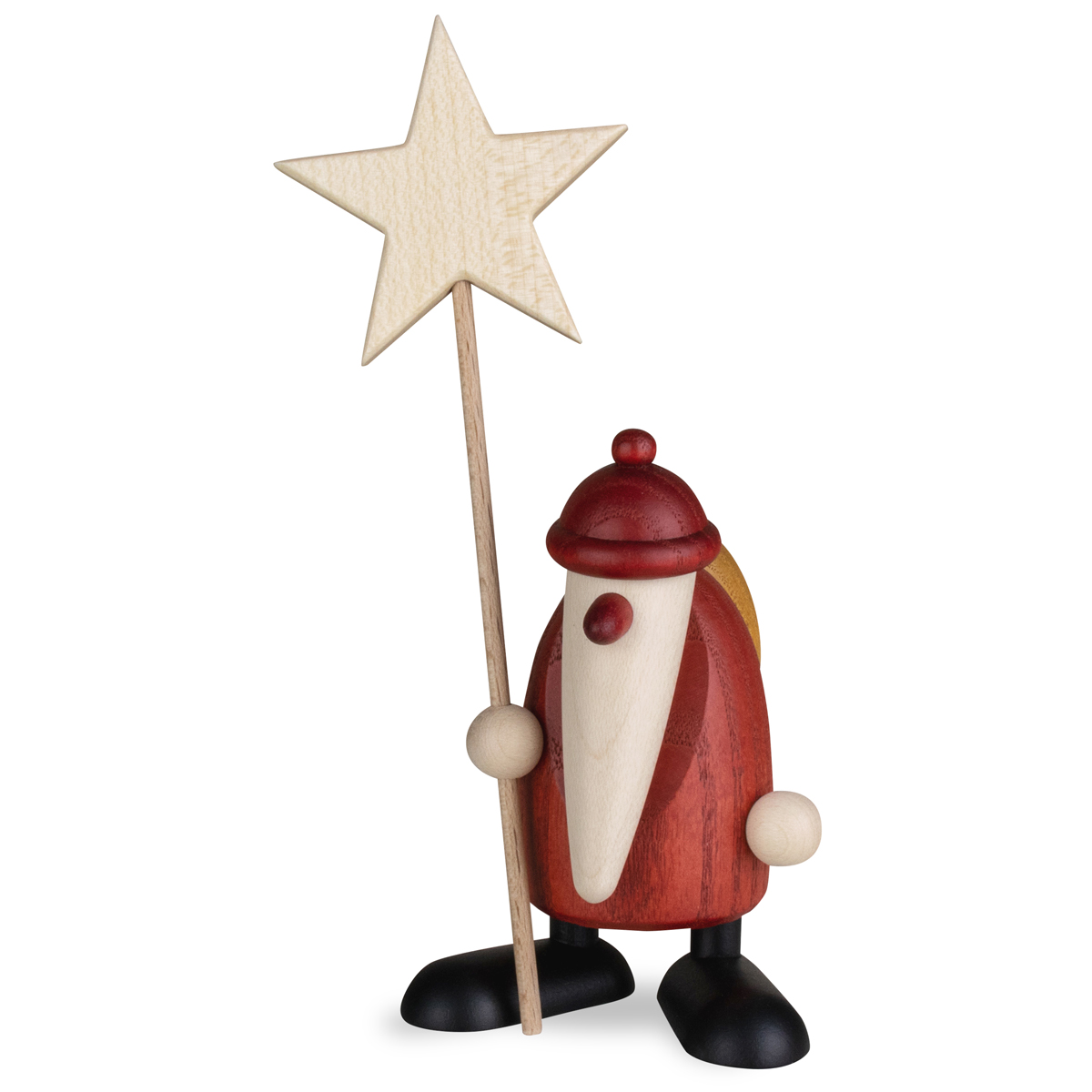 Santa Claus holding a star, small