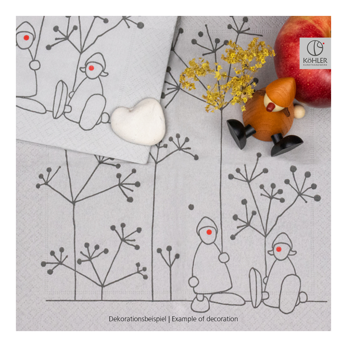 Napkin "cheerful souls"