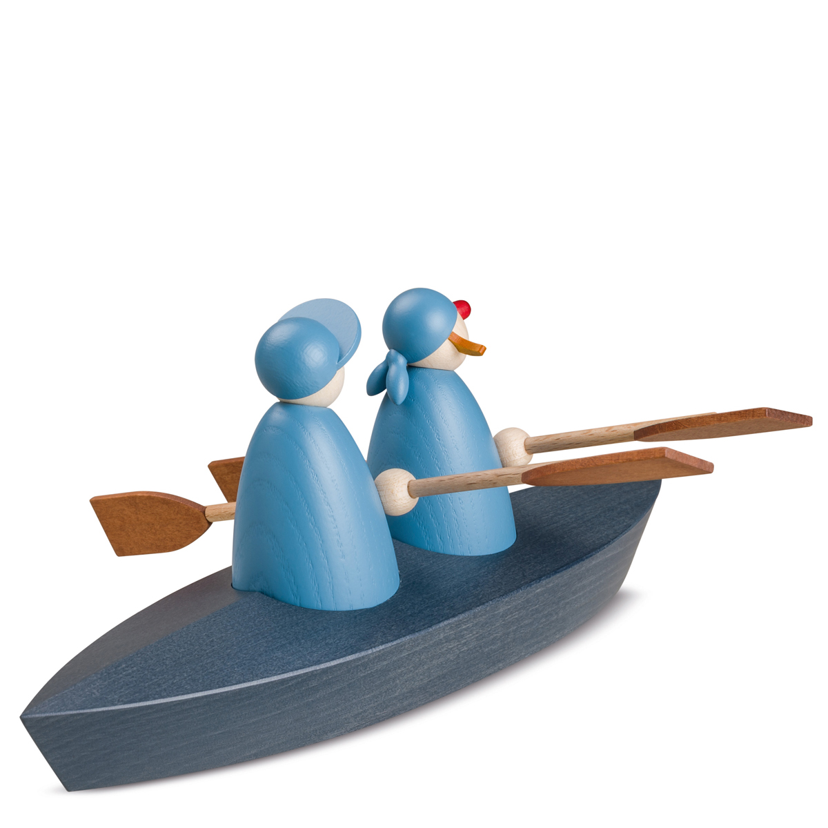Well-Wishers Ole & Svenja in a paddle boat  - double, light blue
