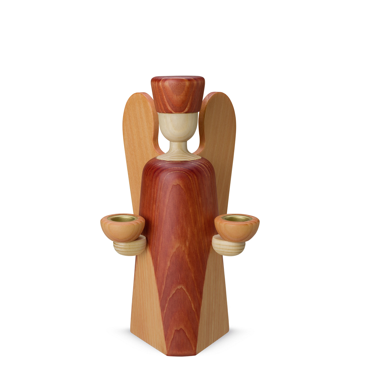 1202F_rot_lb Angel candle holder, small, red
