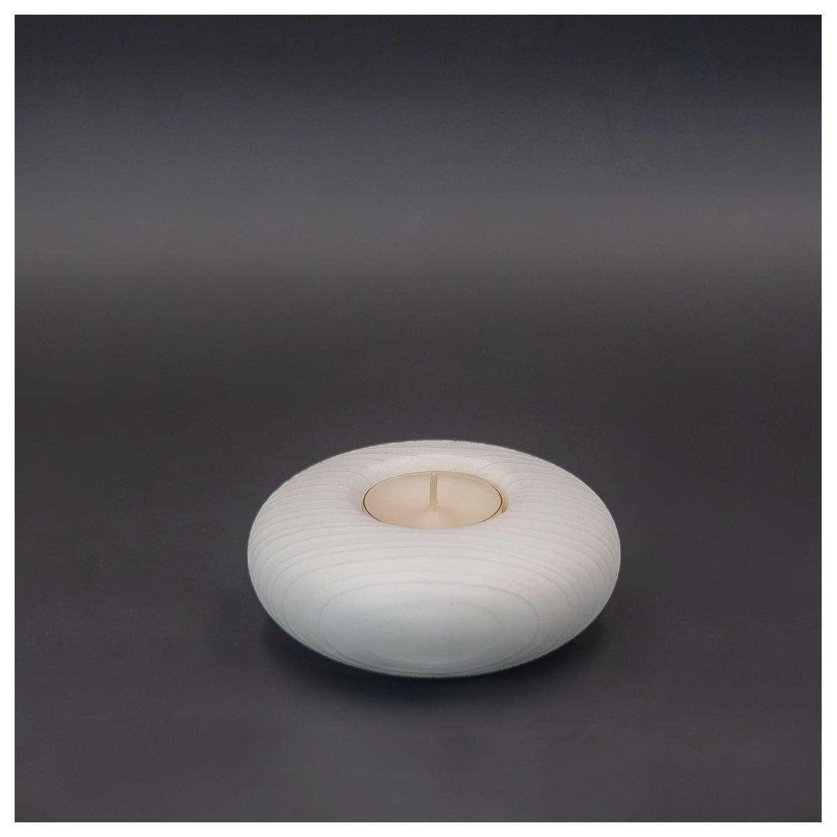 Leuchter maxi, weiß - Ø 10 cm