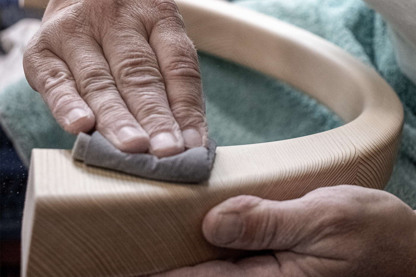 Feinschliff der Stallbögen