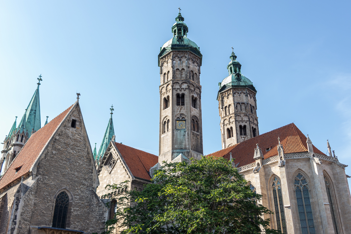 Die Uta im Naumburger Dom hätten wir gern noch aus der Nähe betrachtet, doch dafür reichte die Zeit nicht mehr…