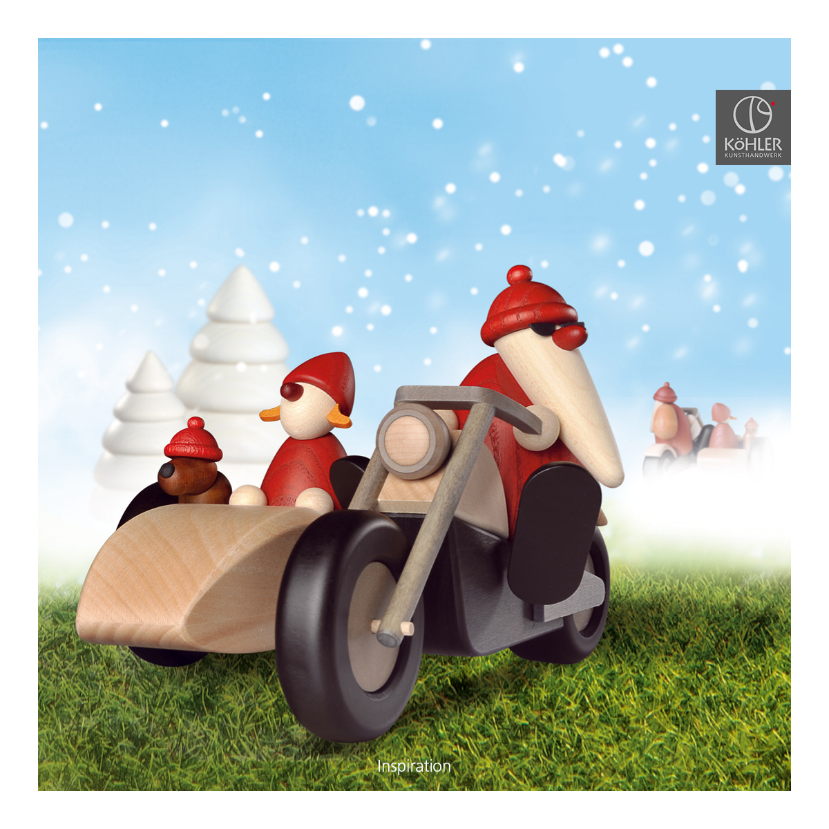 The Santa Claus Family Motorbike Trip, christmasy