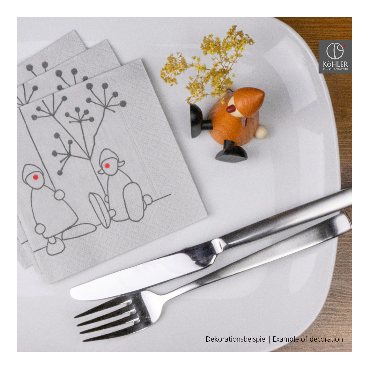 Napkin "cheerful souls"