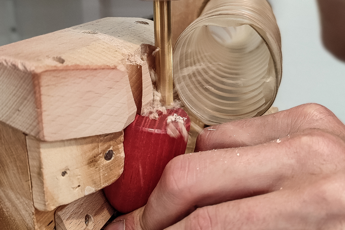 An den vorbereiteten Figuren…