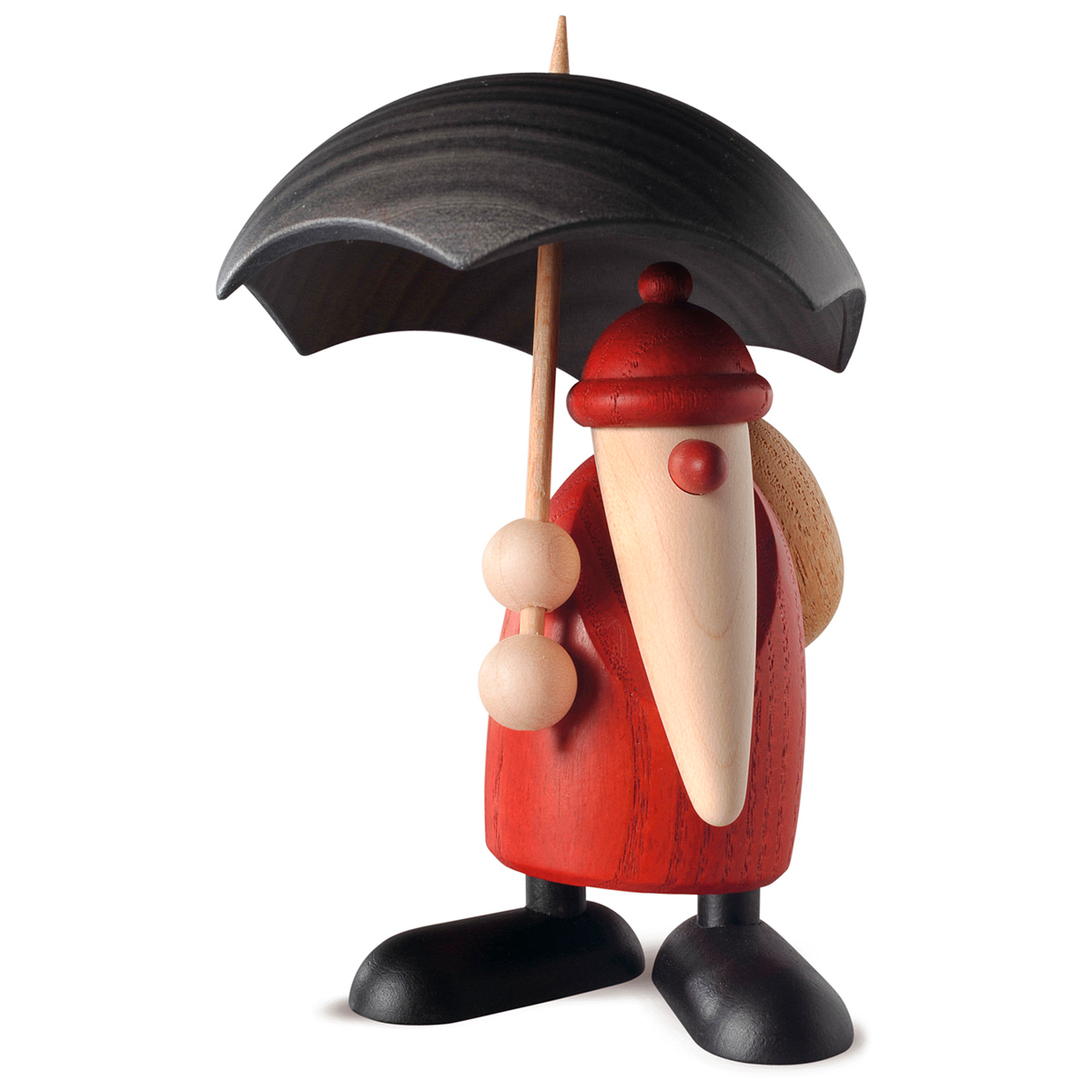  Santa Claus holding an umbrella, small