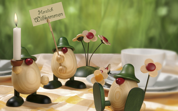 Fantasievolle Kaffeetafel