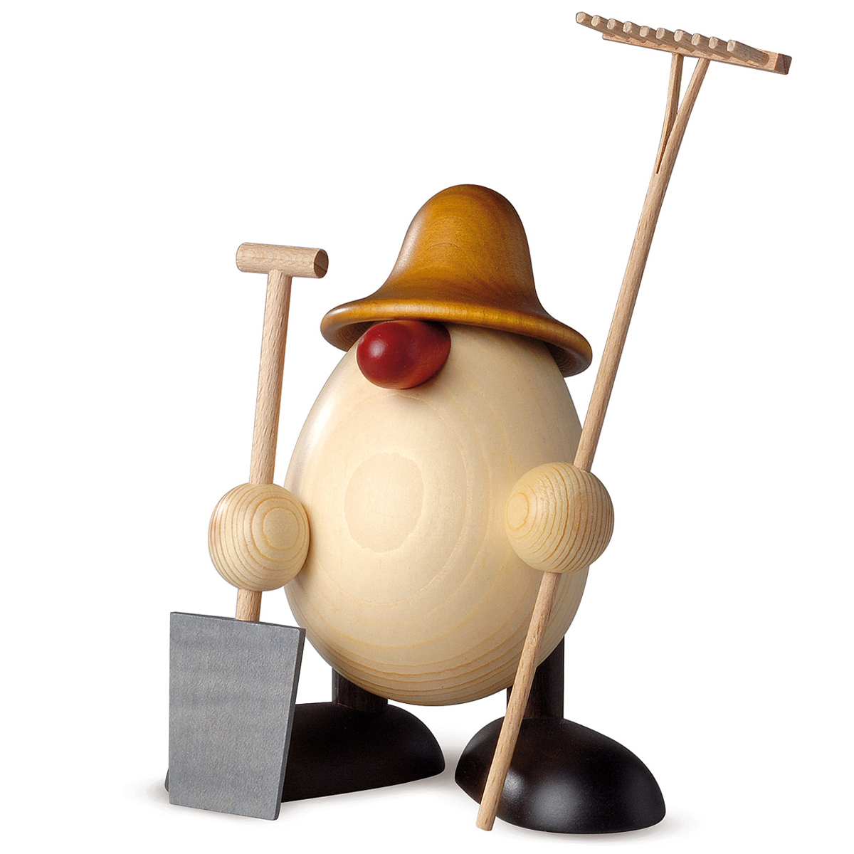 8050_braun_lb Eierkopf Benno, der Gärtner, braun