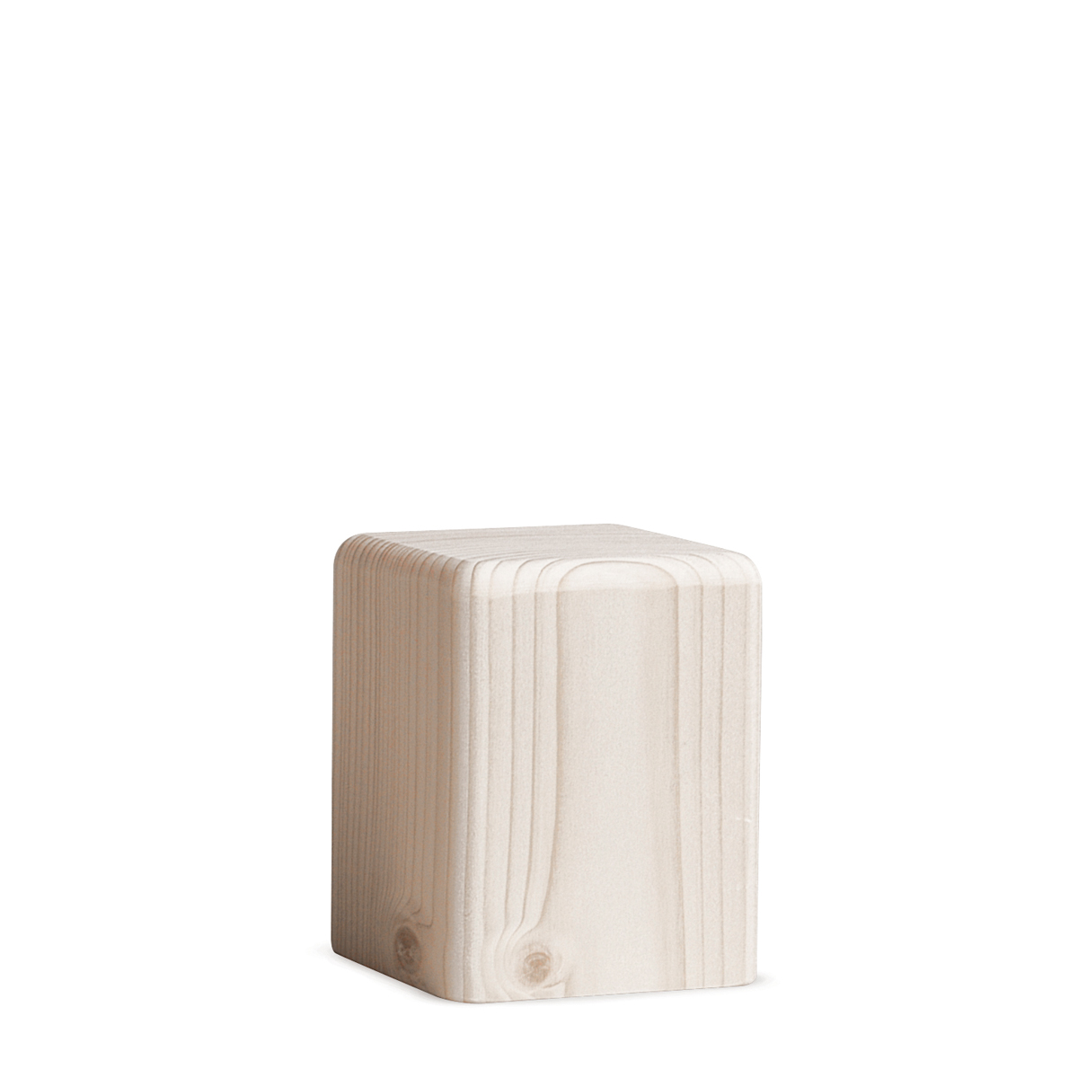 Block medium, Height 8 cm, white