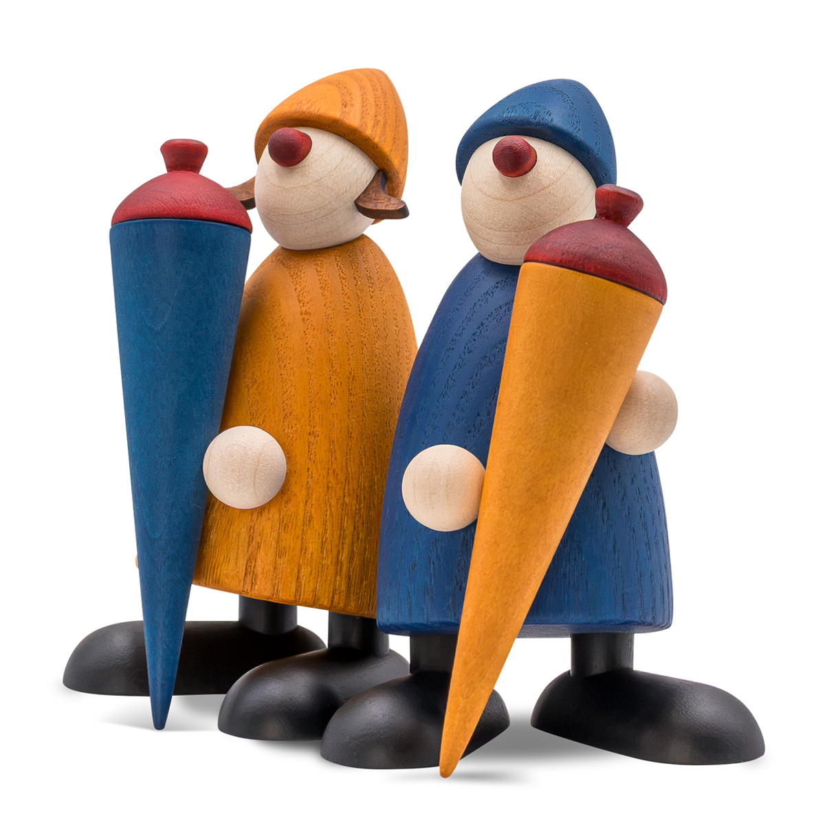Well-Wisher Caspar with sweet cornet, blue