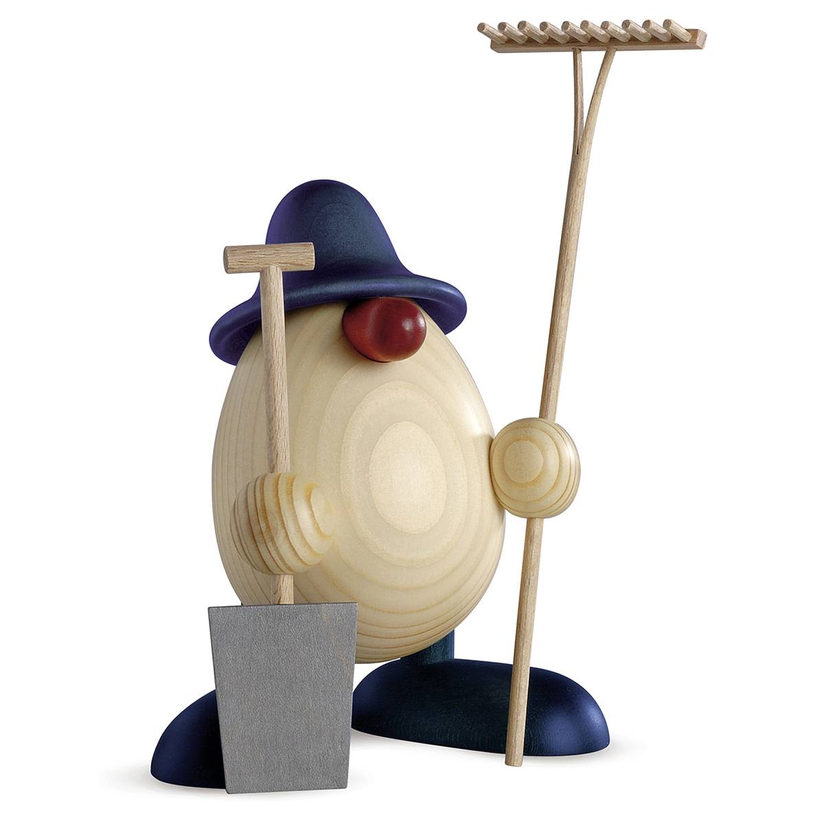 Egghead Father Benno the gardener, blue