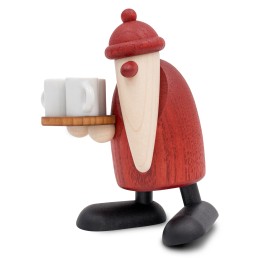 Weihnachtsmann als Glühweinkellner, klein