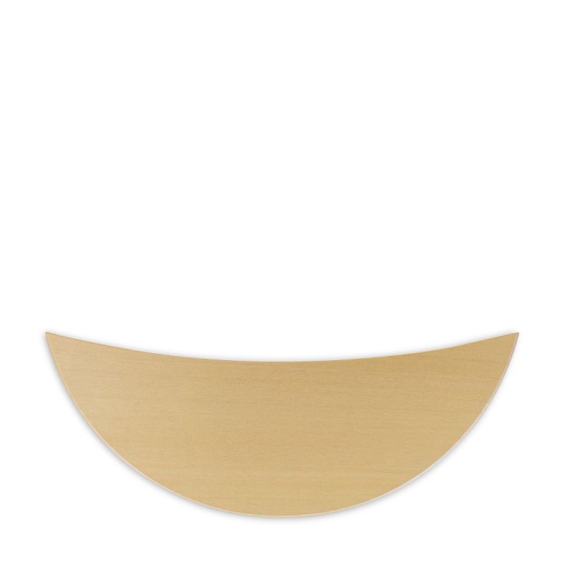 Dekosockel zum LED LichtBogen klein, Lindenholz natur